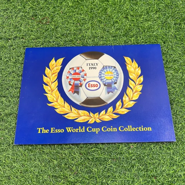 England/Scotland World Cup Italia 1990 Esso Coin Collection Box 9