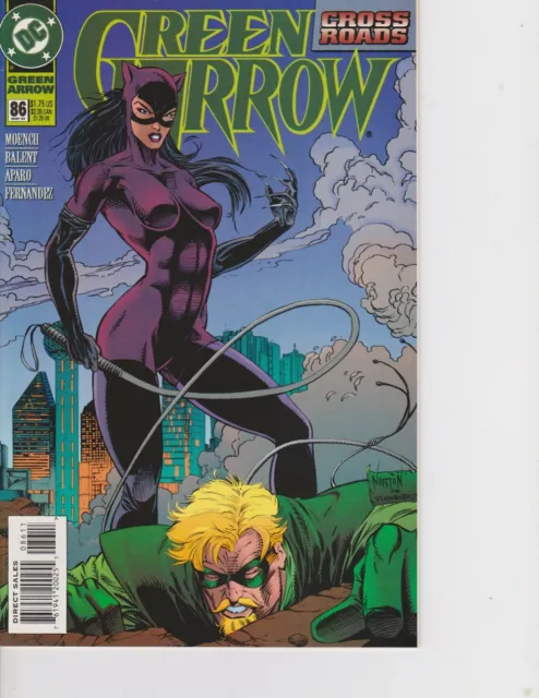 Green Arrow #86 vs Catwoman! Jim Balent layout art Combined Shipping!