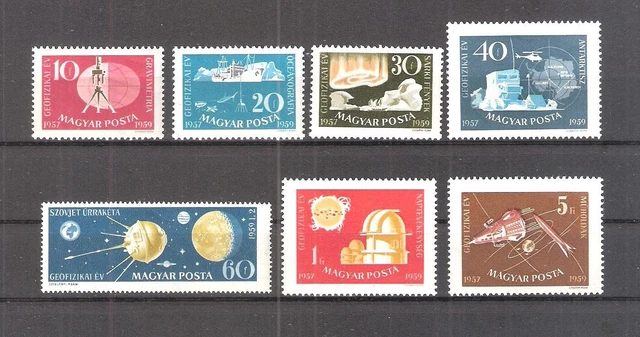 Ungarn 1571-1577A 1959 postfrisch Geophysik -T5198