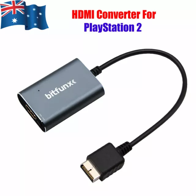 HDMI Cable Adapter Converter RGB Component to HDMI for PS2 PlayStation 2 Console