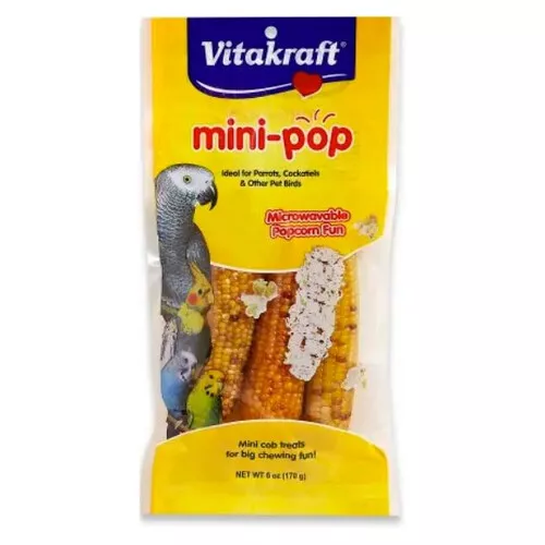 Mini-Pop Maïs Friandise pour Animal de Compagnie Oiseaux 177ml Par Vitakraft