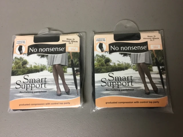 No nonsense smart clearance support control top pantyhose