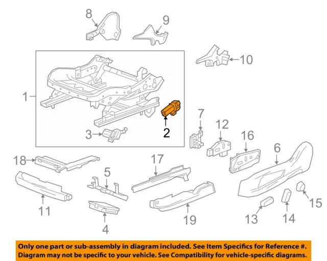 GM OEM Power Seat-Motor 13587023