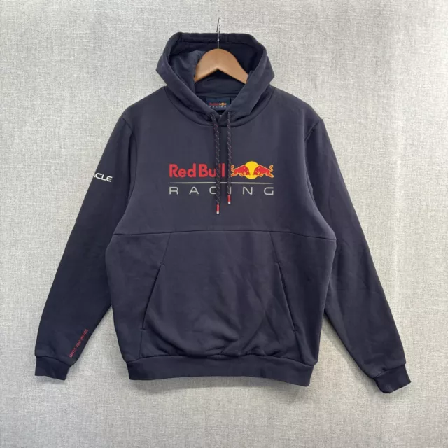 Red Bull Racing Hoodie Sweatshirt Mens Medium Blue F1 Formula 1 Team Adult