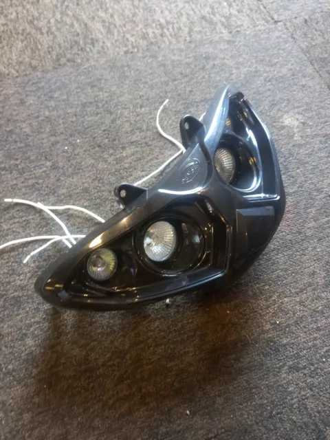 Gilera Runner 50 - 125 - 180 Gloss Black Evo  Head Lamp Panel