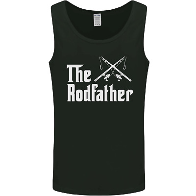 The Rodfather Funny Fishing Fisherman Mens Vest Tank Top