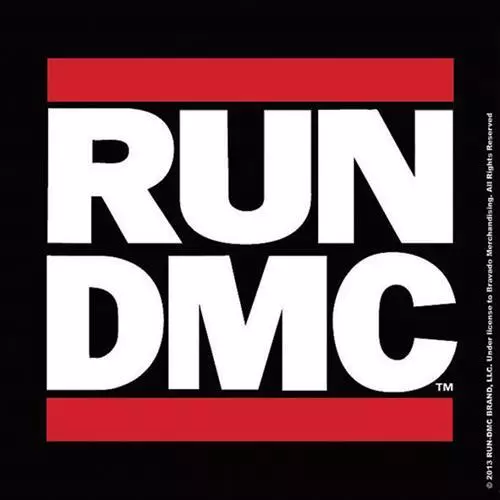 RUN DMC logo bebidas individuales Coaster mercancía oficial de la banda