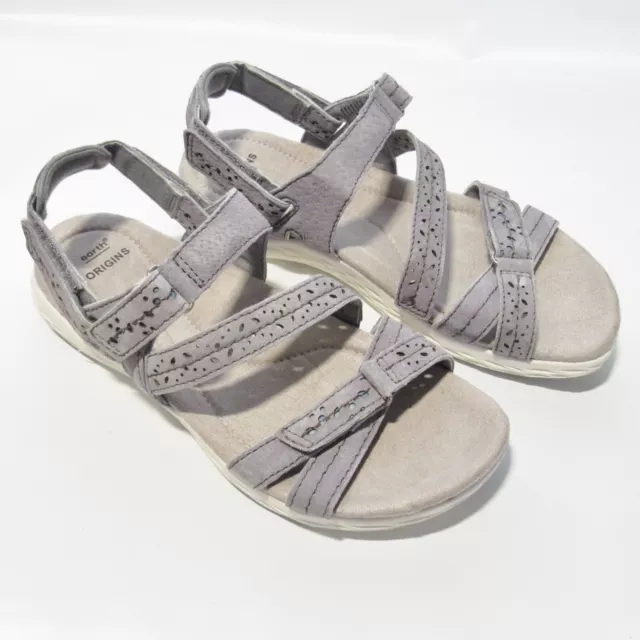 Earth Origins Suede Sport Sandals- Westfield Wendy NIB Frost Grey Various Sizes