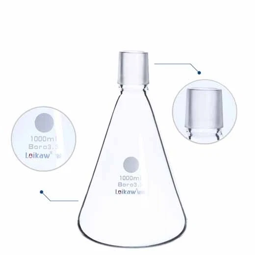 Teaching 40# flask biology organic 250-2000ml Laboratory Chemistry glassware