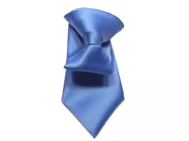 CRAVATTA BIMBO PRIMI MESI ai 18 BAMBINO CRAVATTINO AZZURRO battesimo ELEGANZA IT