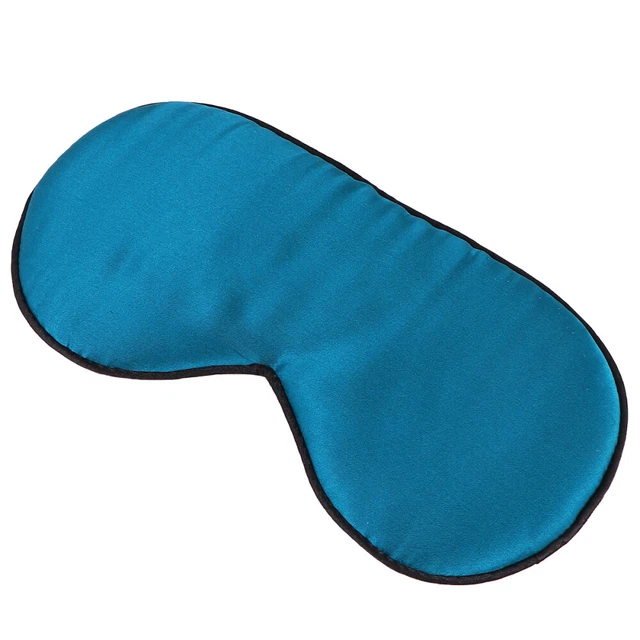 1Pc Reise Auge Abdeckung Nacht Auge Abdeckung Schwarz Augen Satin