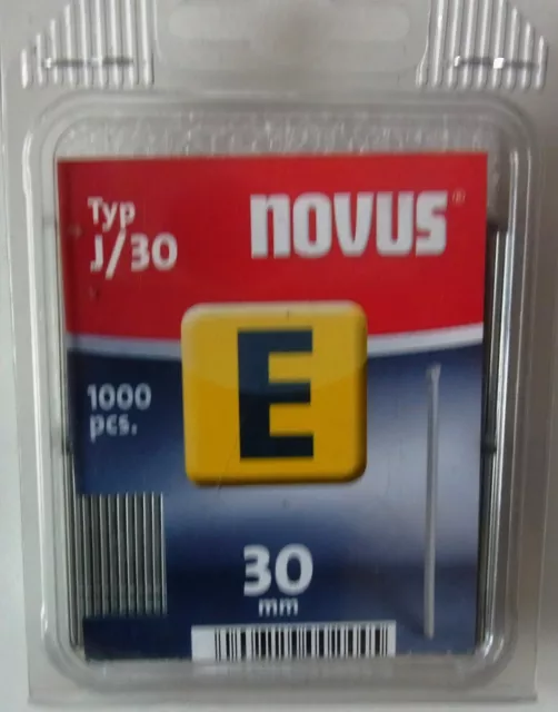 1000 Novus Nägel 30 mm,Typ J/30mm für Hammertacker, Tackernägel 044-0066 Verzikt