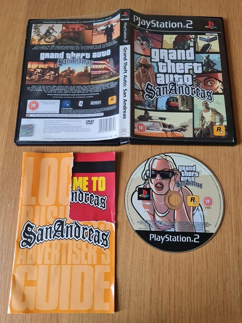 Grand Theft Auto: San Andreas - Playstation PS2 - Boxed No Map - PAL