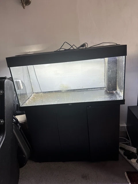 Jewel Rio Fish Tank And Cabinet 180L Black Cabinet and lids - USED
