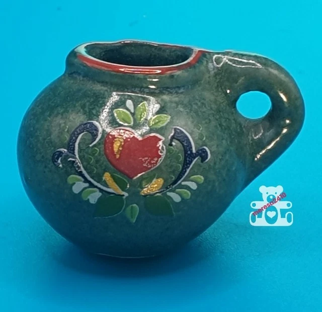 VTG Dora Kuhn Jug Vase German Dollhouse Miniature Ceramic 1:12 Accessory