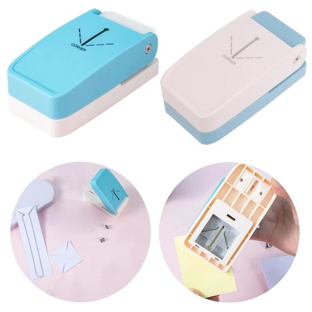 Punzonatrice Angoli 2 Pezzi - Taglia Carta E Cartone | Con Raccoglitore Scarti | Per Fai-Da-Te - Foto 5