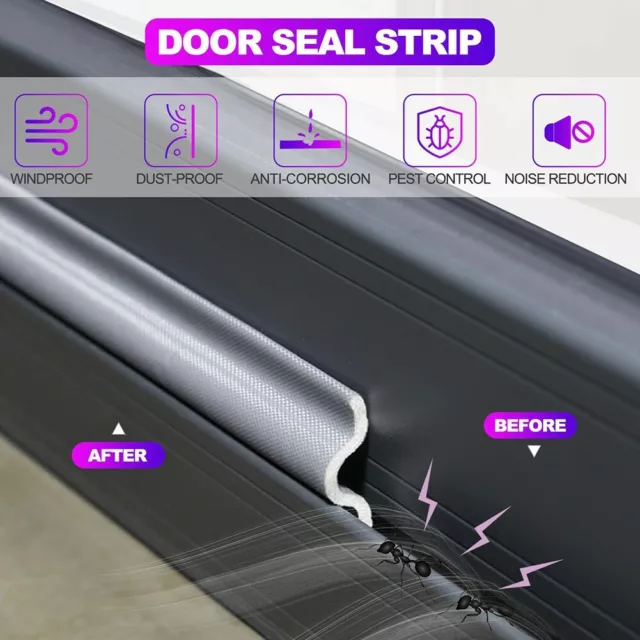 Protect Your Home from Drafts with 28m Weather Seal Strip Self Adhesive