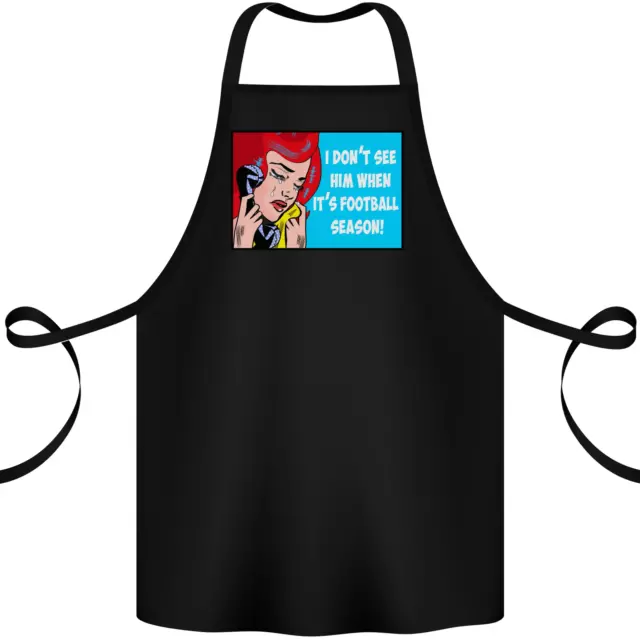 I Dont See Him Football Player Team Funny Cotton Apron 100% Organic