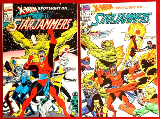 X-Men Spotlight on Starjammers #1-2 (1990) Marvel Comics