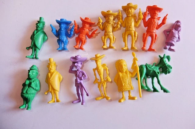 Lot De Figurines Lucky Luke – Anciennes Lessive Omo, Sachet D'origine Jamais Ouvert (Neuf)