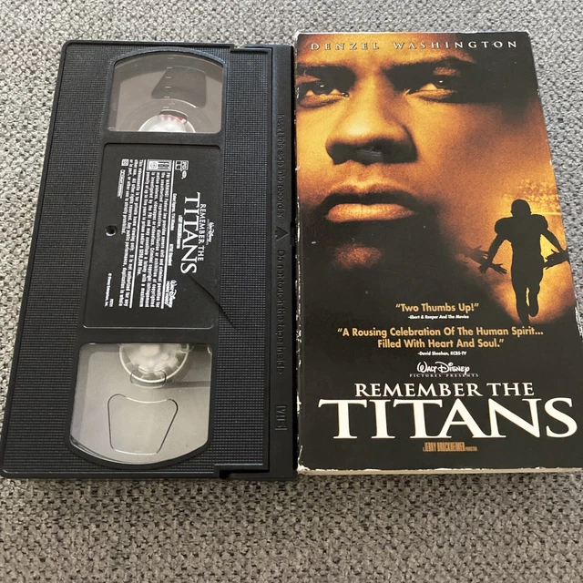 VHS, REMEMBER THE Titans (VHS, 2001) DRAME Walt Disney, Denzel