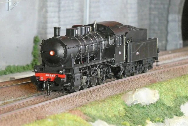 Locomotive Vapeur Jouef – 2-040-D-65, Calais, Livrée Noire, SNCF Ep. III, HJ2417