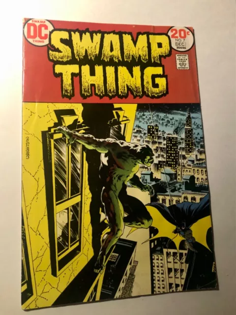 Swamp Thing #7 (1973) Wrightson Batman App. FN/VF 7.0
