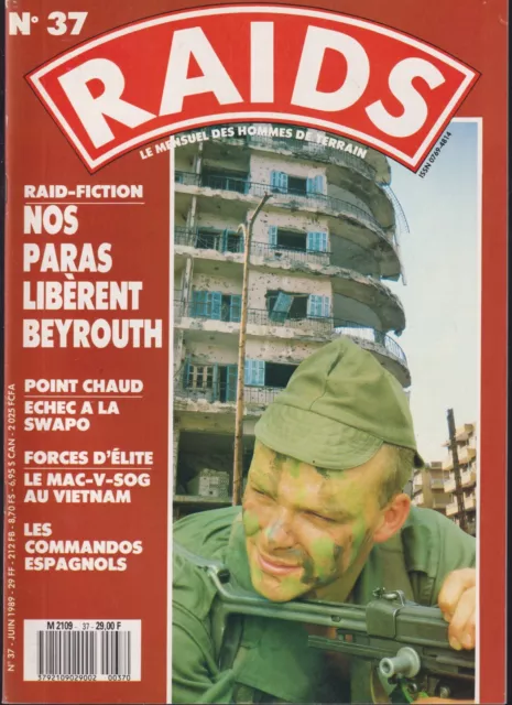 Raids N°37 Para Beyrouth / Echec A La Swapo / Mac-V-Sog Vientam / Com Espagnols