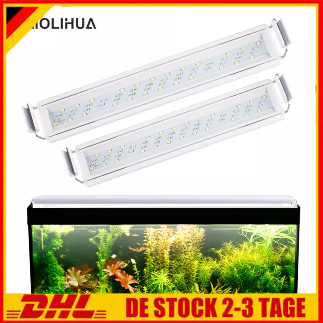 LED RGB Aquarium Beleuchtung Abdeckung Lampe & Vollspektrum Aufsetzleuchte Licht