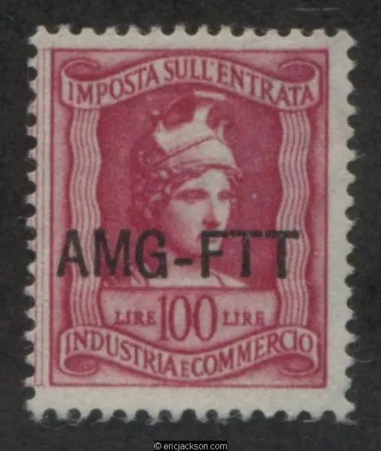Trieste Industry & Commerce Revenue Stamp, FTT IC65 right stamp, used, VF