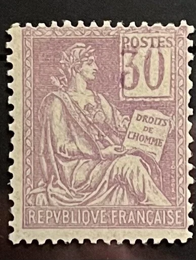 Timbre France N°115 Mouchon 30c Violet Type I (1900) - Neuf De Luxe, Non Oblitéré, Collection