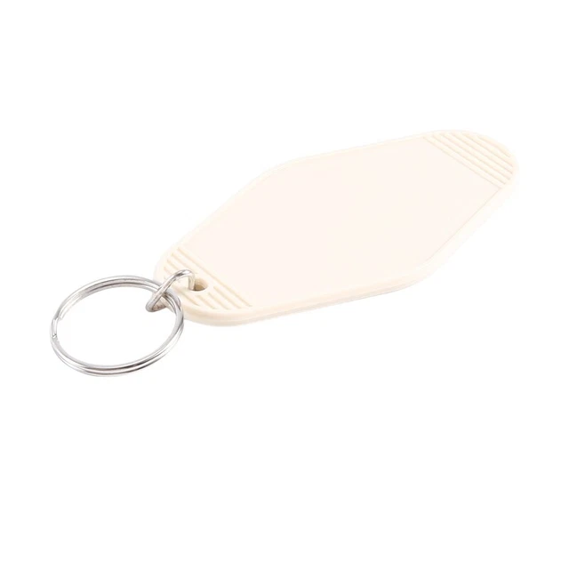 24x DIY Sublimation Schlüsselanhänger - 6 Formen Mit Roten Bändern