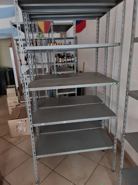 scaffale metallo 5 ripiani
