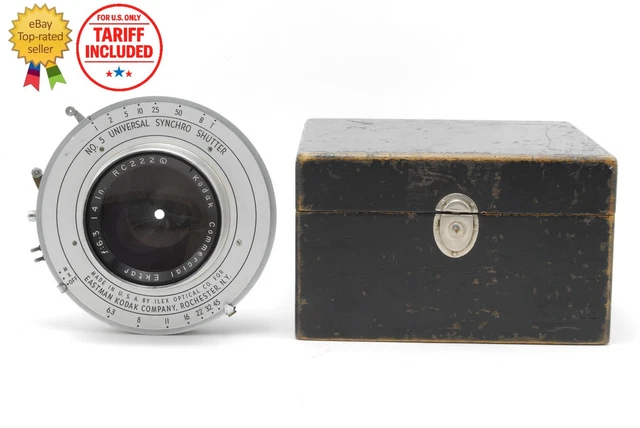 NEAR MINT] KODAK Commercial Ektar 8 1/2 in f/6.3 Lens From JAPAN