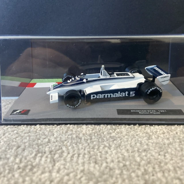 Autocollant Vintage F1 Nelson Piquet Brabham - Sticker Rétro 9x6 Cm