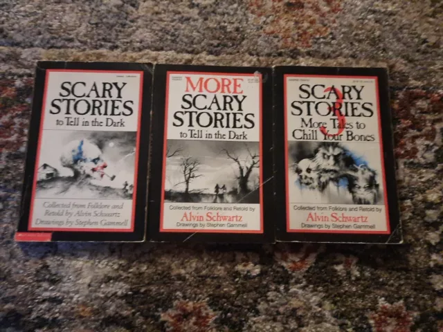 Scary Stories To Tell In The Dark Book Set 1 2 3 By Alvin Schwartz