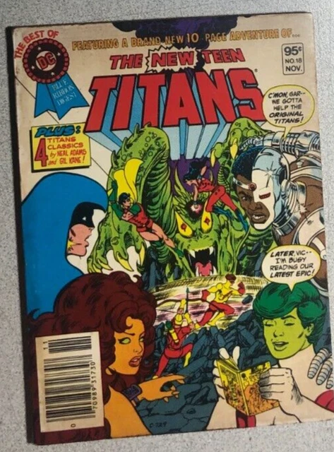 DC COMICS BEST OF BLUE RIBBON DIGEST #18 (1981) Teen Titans FINE-