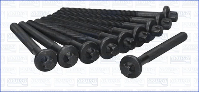 Set viti testata cilindro AJUSA 81022300 per Renault Nissan 10 CLIO TWINGO M9 1