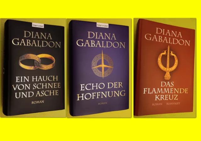 Diana Gabaldon, 3 Bände, Gebunden, Echo der Hoffnung, Ein Hauch von Schnee und..