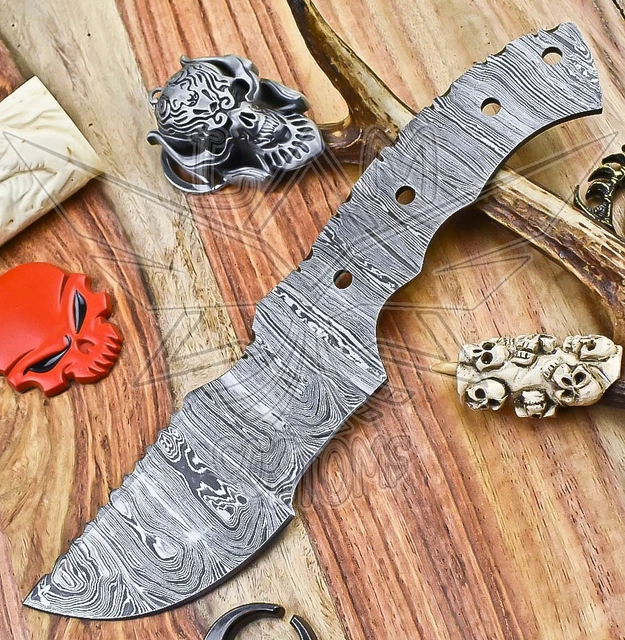 Hand Forged Damascus Blank Blade Wootz Survival Best Selling