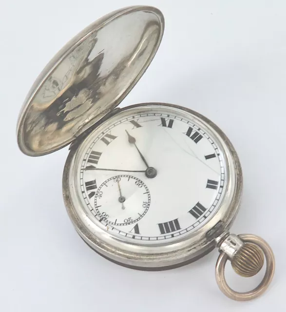 Early 1900s .935 Swiss Silver 15J 16S Pocket Watch. Working.