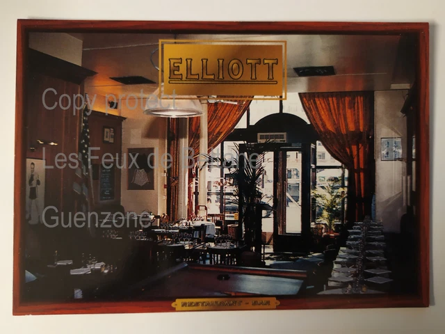 ELLIOTT RESTAURANT BAR PARIS HAUSSMANN   carte postale