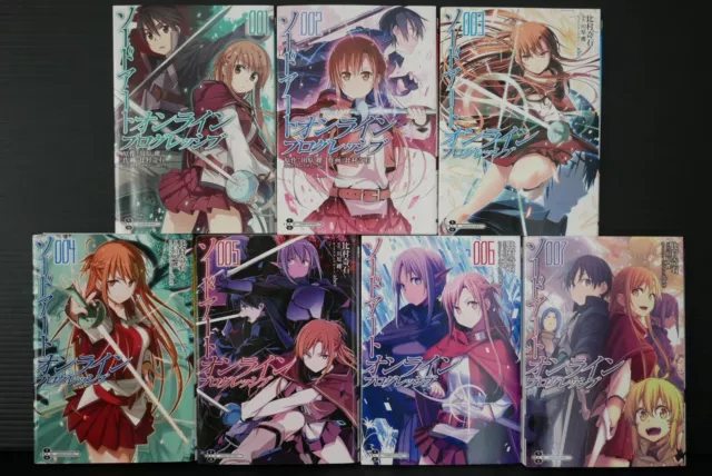 Sword Art Online Manga Progressif, Ensemble Complet 1-7, Lot Japon