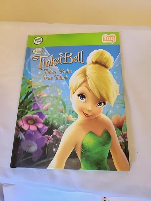 Lot of 3 Princess Frog Tinkerbell Olivia  Leap Frog Interactive Tag Books 2