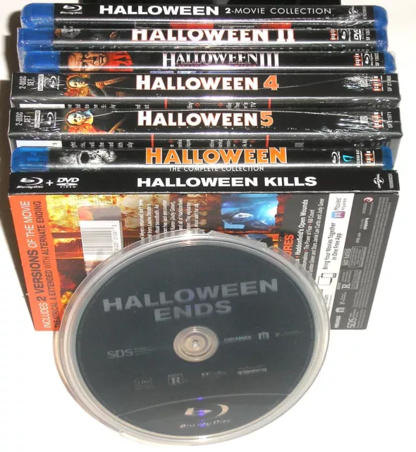 Horror Blu-ray Lot - Halloween 13-Movie Collection Michael Myers (7 New, 6 Used)