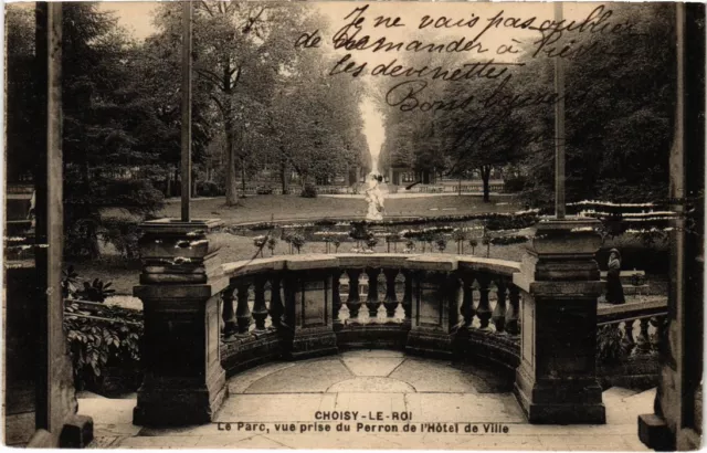 CPA Choisy le Roi Le Parc vue prise du Perron de Hotel de Ville (1348371)