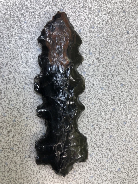 Modern Arrowhead Obsidian 3”