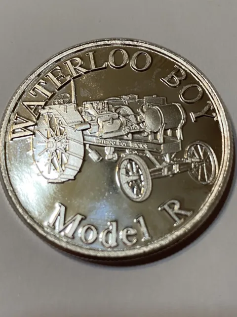 John Deere Waterloo Boy Model R Silver Coin .999 fine 1 OZ Silver