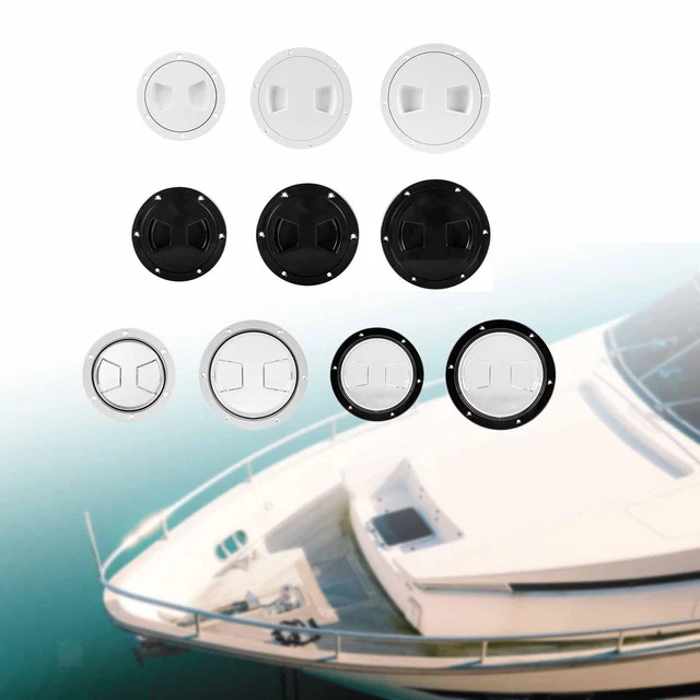 Plaque De Pont Ronde JISADER – 4 Pouces, PP Résistant, étanche, Avec Joint Torique, Pour Bateau, Yacht Ou Camping-car