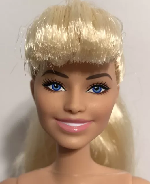 Barbie The Movie Doll Margot Robbie Face Nude Articulated Hpj96 Mattel